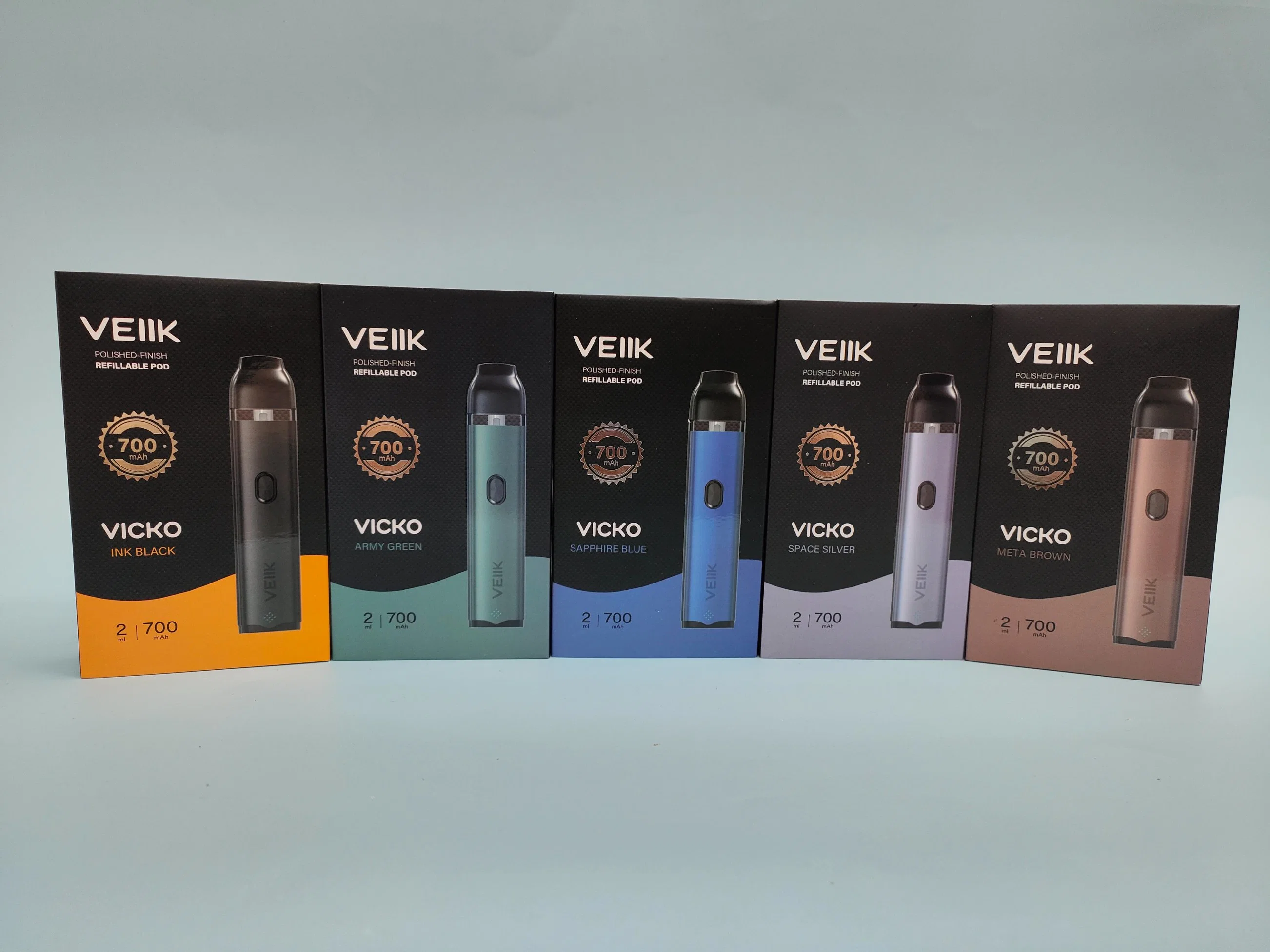 El nuevo E CIG Veiik Vicko Kit cartucho reemplazado sin mantequilla Cigarrillos electrónicos portátiles