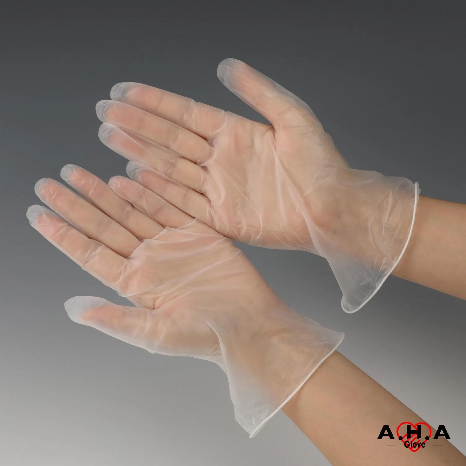 Powder Free Blue/Clear Disposable Medical / Non-Medical Vinyl PVC Examination Gloves with CE