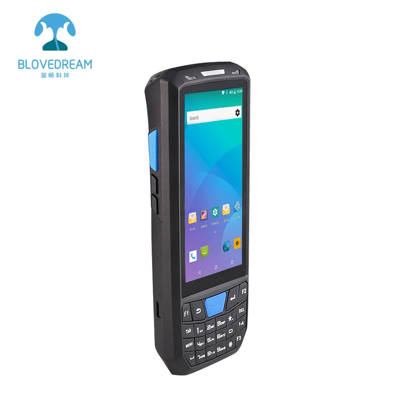 Blovedream Portable Android 1d 2D Scanner Mobile Phone PDA Terminal Wireless Rugged Durable Handheld Terminal