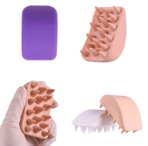 Super comfortable silicone mouse type shampoo brush