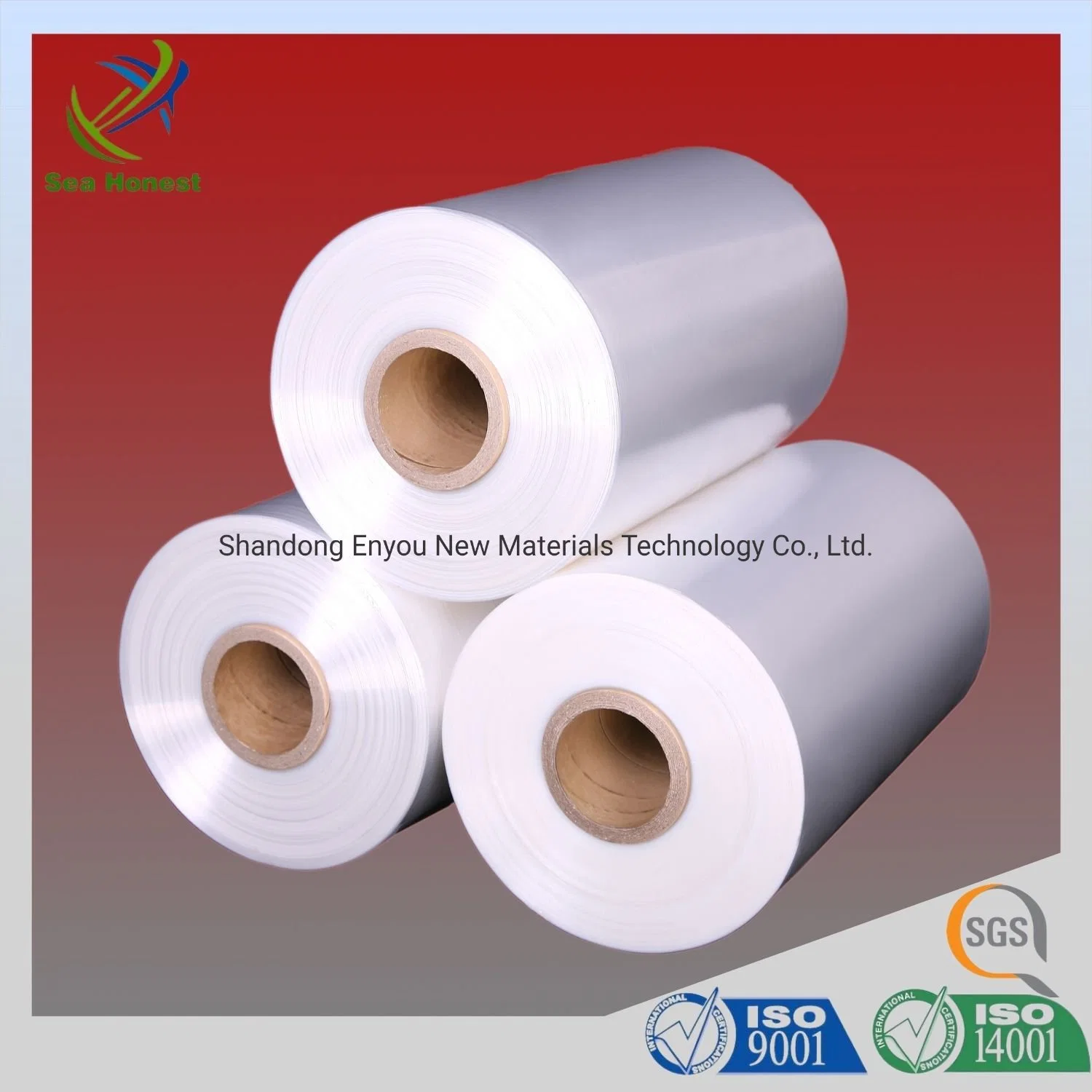 High quality/High cost performance  & Crystal Clear Plain/Colored PVC Pet POF Heat Shrink Film for Label Use