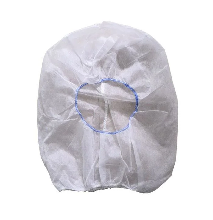 ISO13485 Disposable Various Color PP Robber Cap Space Caps Hood Beard Covers Nonwoven Non Woven PP Polypropylene Hood Ninja Caps Without Face Mask