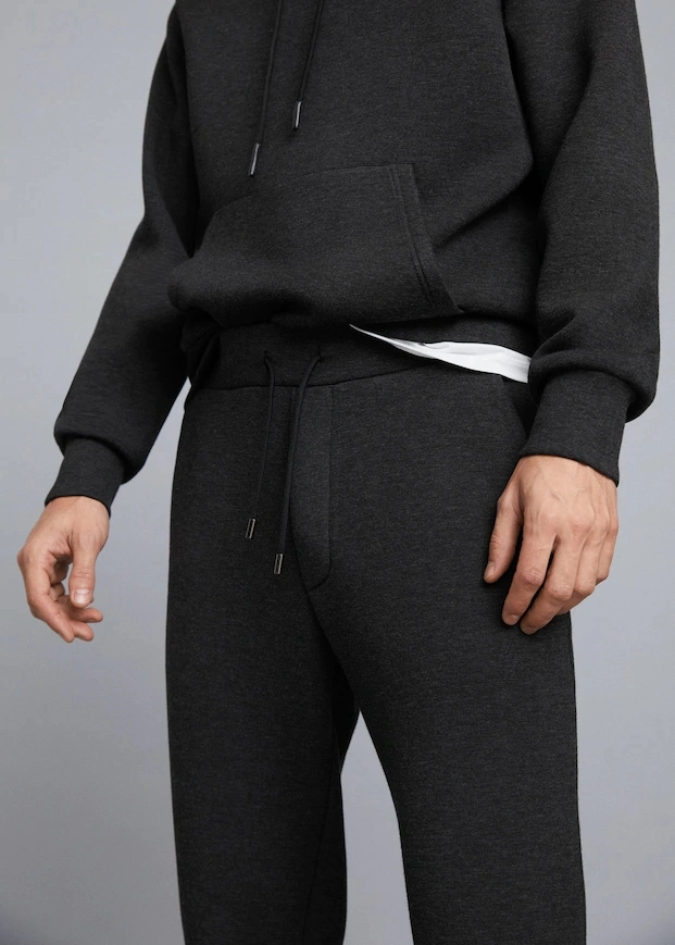 Textured Jogger Sustainable Cotton Jogger Soft and Comfort Breathable Trousers
