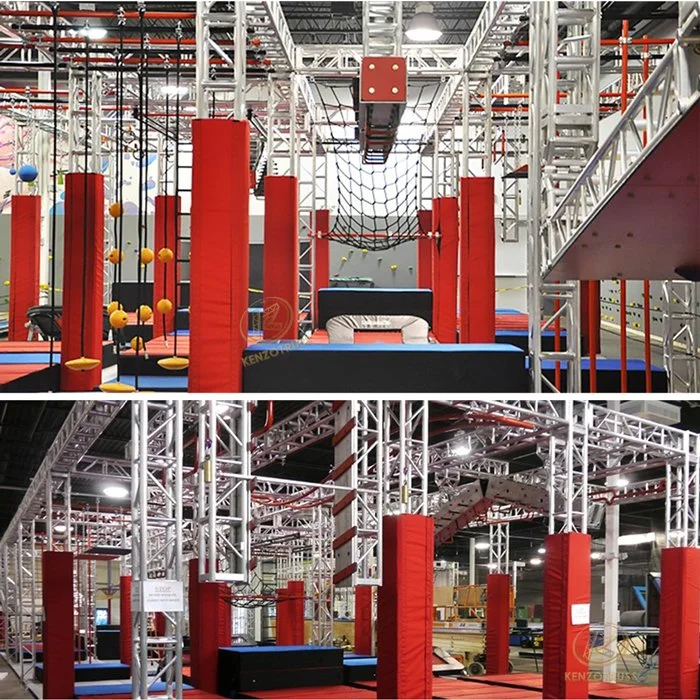 Indoor American Ninja Warrior Obstacle Course Playground for Sale