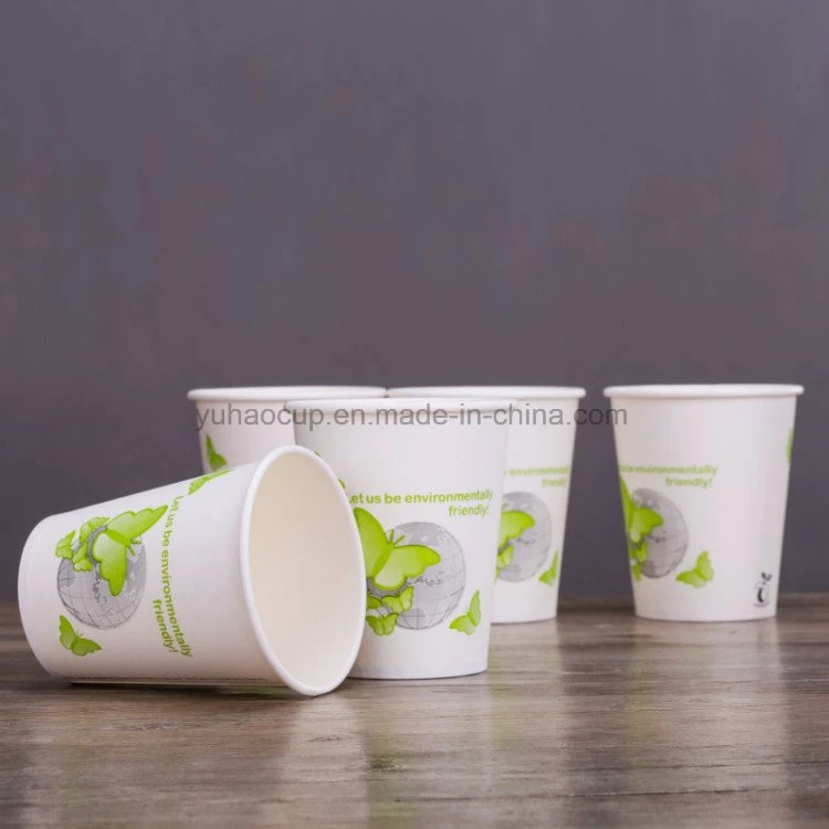 8oz/10oz/12oz Diposable White Paper Cup for Hot Drink