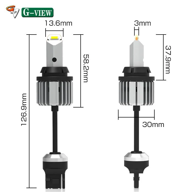 Gview GR Super brillante 7443 7440 de bajo consumo bombillas LED T20 con proyector de sustitución para realizar copias de seguridad Luces de retroceso o la cola de las luces de freno