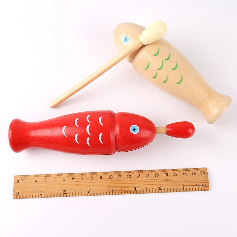 Wooden Fish, Wooden Children&prime; S Percussion Instrument