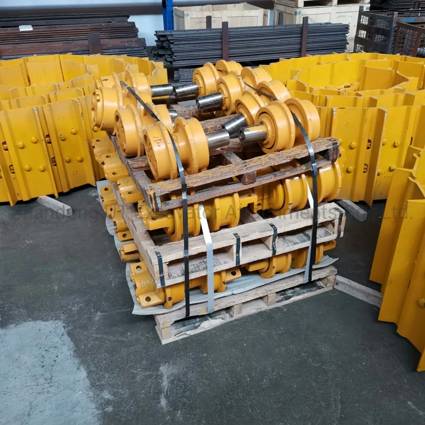 PC400 D4 Excavator Bulldozer Double Upper Track Bottom Roller