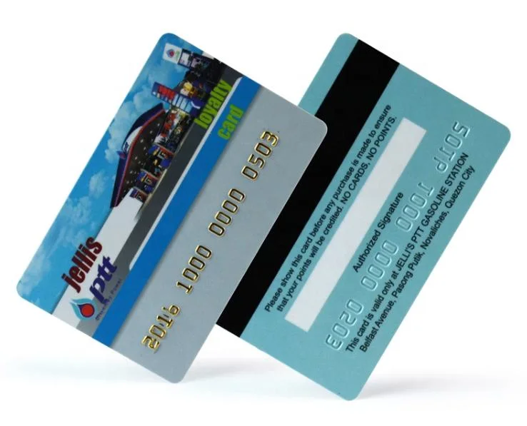 Carte de nettoyage à bande magnétique carte de membre à bande magnétique en PVC pour Club