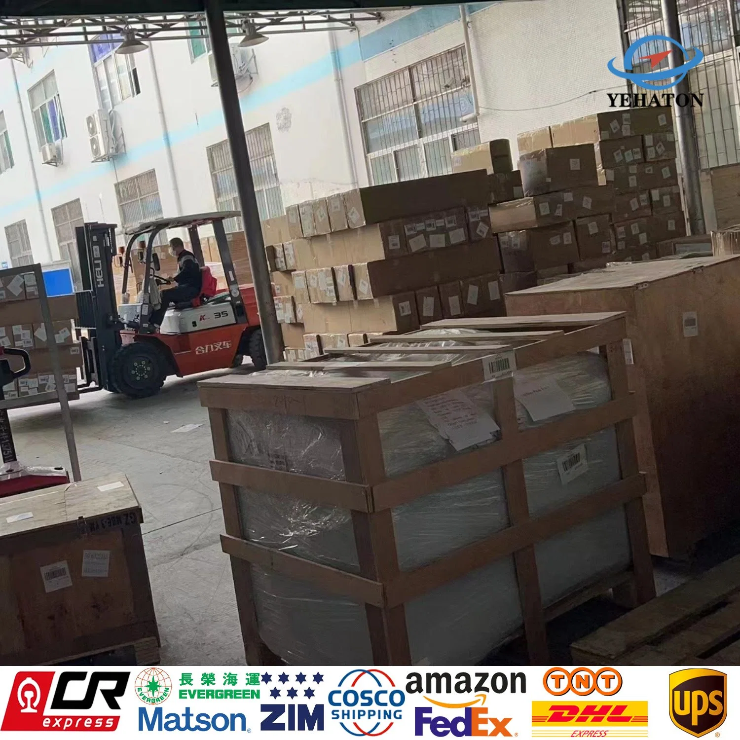 النقل الدولي عبر السكك الحديدية في سلسلة الإمداد FCL LCL للشحن من الصين إلى خدمة التخزين B2B في Amazon Warehouse