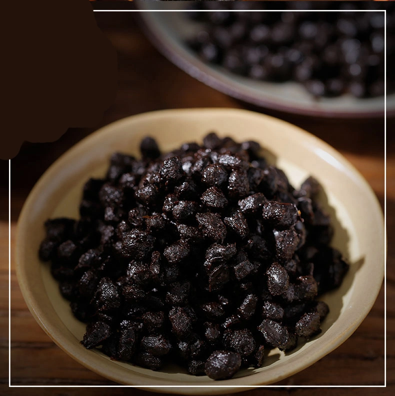 El chino comida popular condimento sabroso Nartural Prevered salado seco los frijoles negros en Hot vender a buen precio.