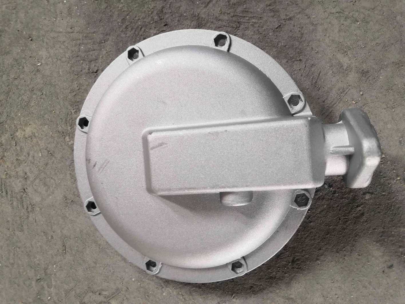 Spray Coating Anodized Aluminum Die Casting for LED Lights Shell
