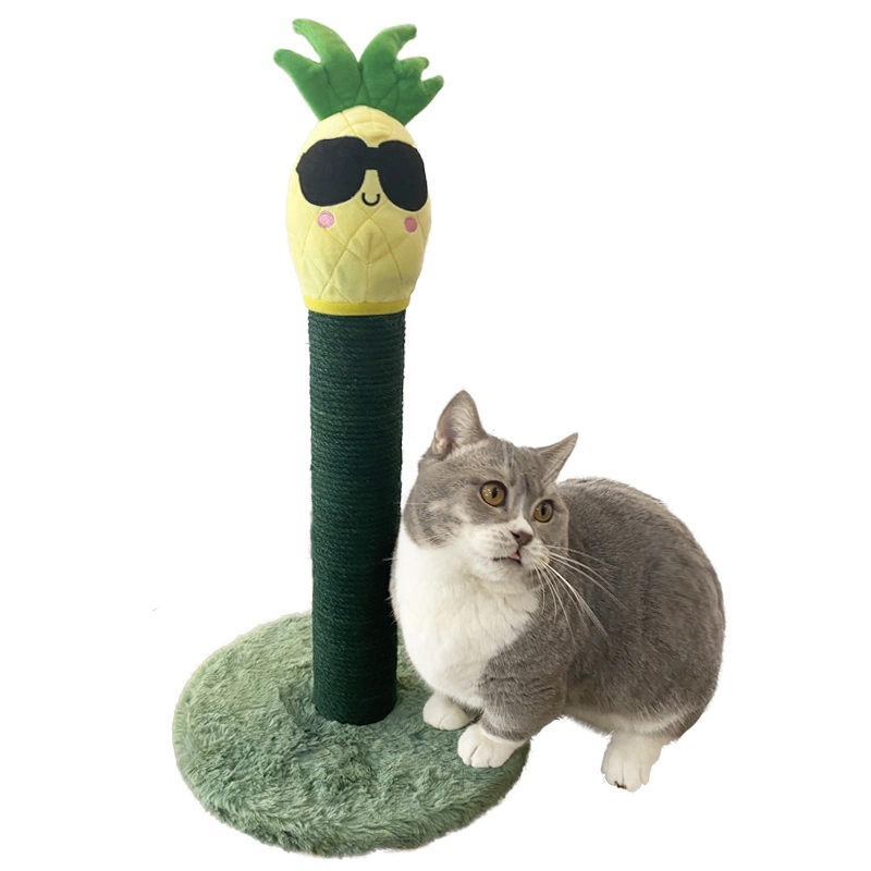 Wholesale/Supplier Adorable Cat Scratching Post with Pineapple