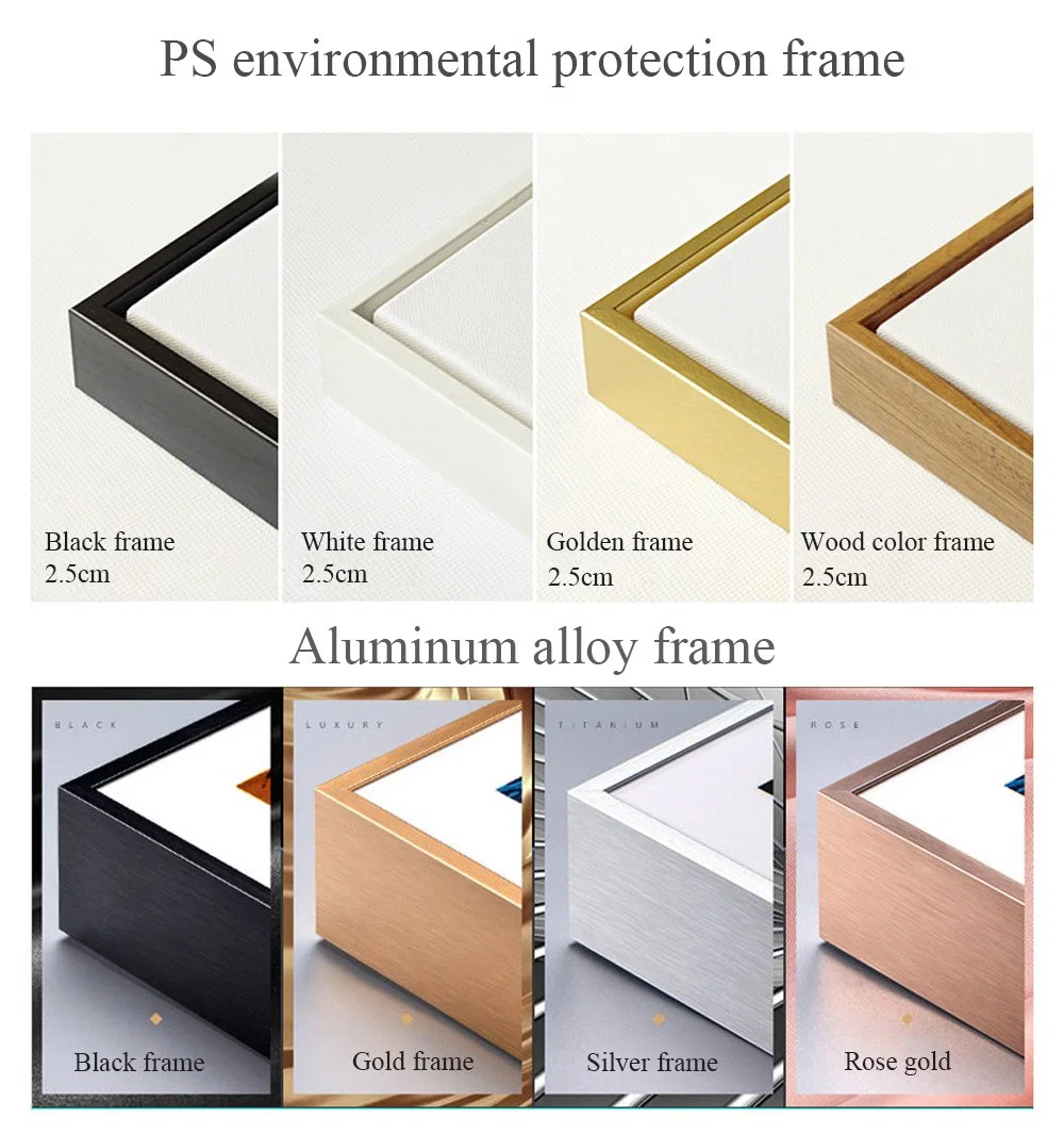 Comercio al por mayor Eco friendly frame HD lona impermeable pintura el arte de pared