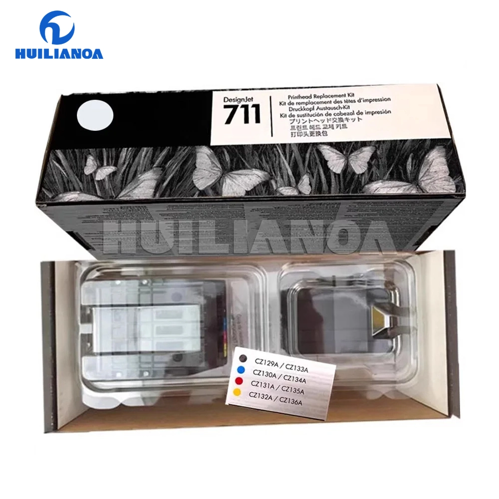 Original New Printer Parts C1q10A Printhead 711 Printer Head for HP Designjet T120 T520 T130 T525 T530 T125 Series Print Head HP-711 Printhead Replacement Kit