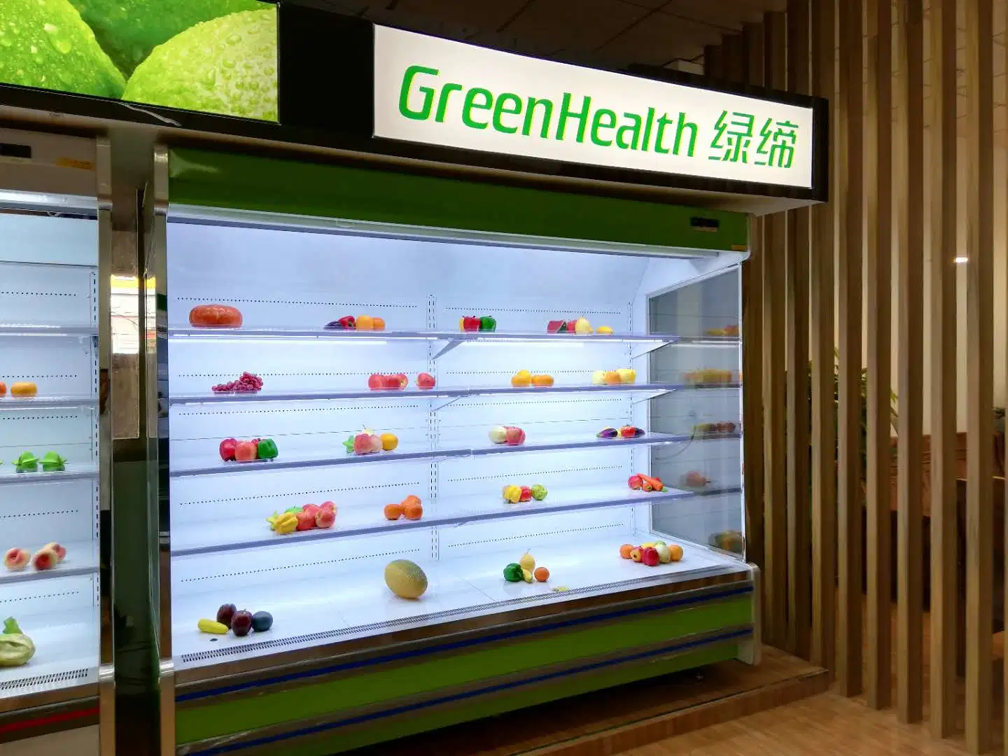 Fruit and Vegetable Chiller / Open Beverage Display Cooler / Open Cooler Display Case