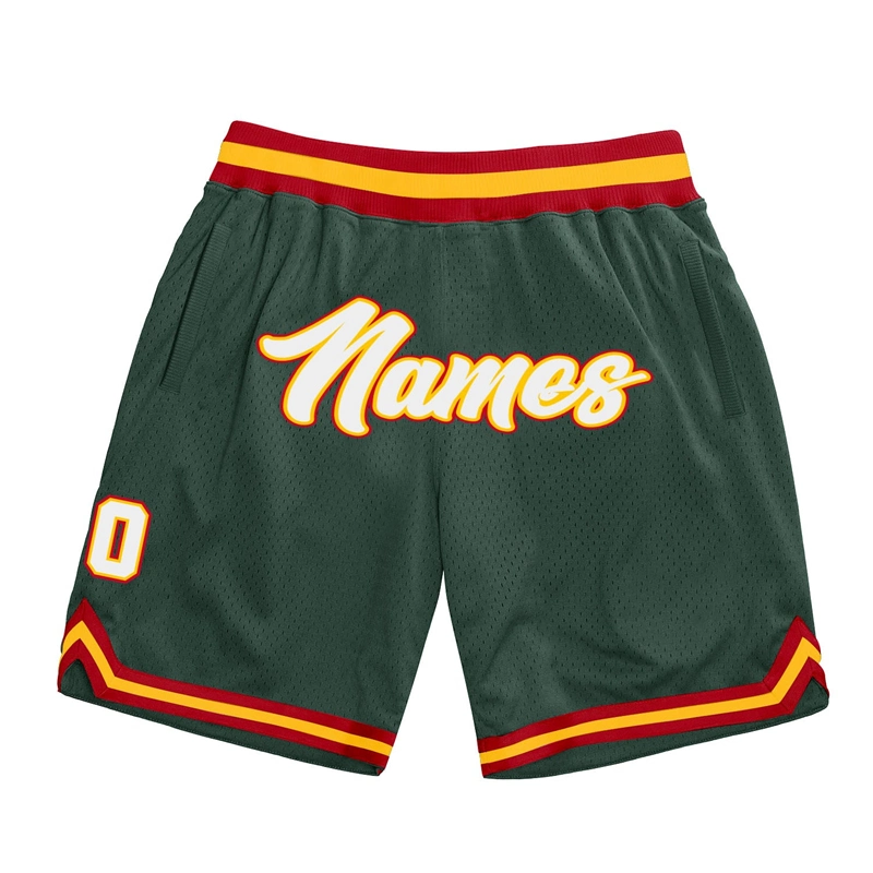 Custom Logo retro Old School Vintage Streetwear Style Just Mens Pantalones cortos de baloncesto Don