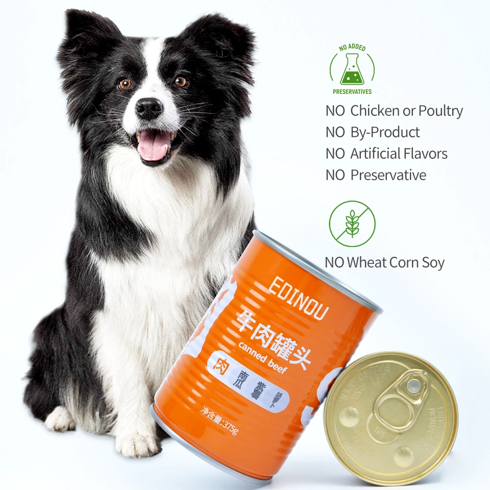 375 Gram/ 400 Gram Real Beef, Chicken Meat Staple Wet Can Dog Pet Food