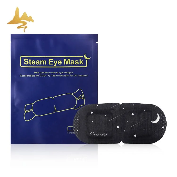 Whoesale Cheap Prcie chauffage autonome Balck Eye Mask de vapeur pour favoriser le sommeil