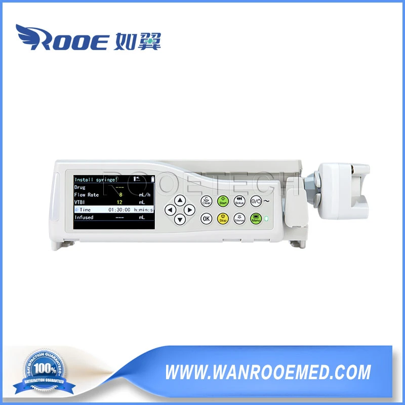 7-Modes Medical Portable Electric Injection Infusion Syringe Pump with Large Battery Life