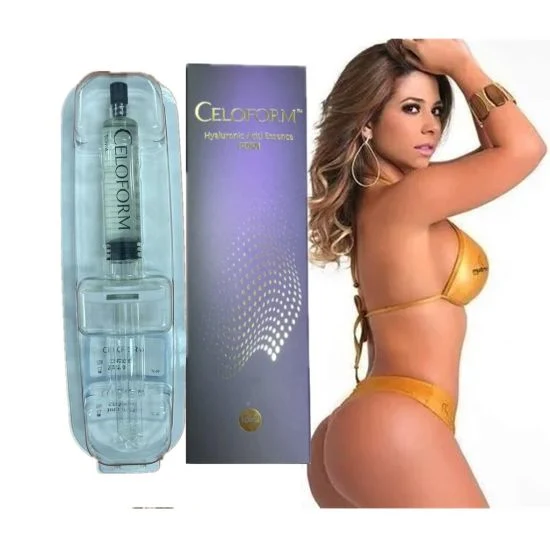 Celoform 10ml Plastische Chirurgie Implantate Beste Qualität für Brust-Buttock Erhöhen Sie Große Größe Mehr Natürliche Sichere Hautfüller Hyaluronsäure Max. Brust Gel Beads