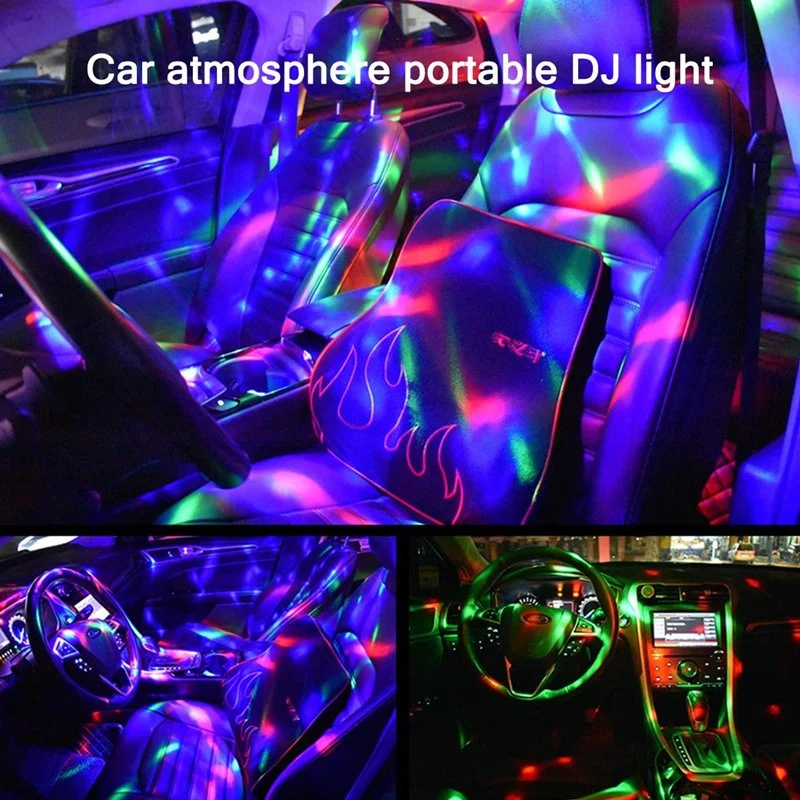 Mini Size Car Using Voice Control Disco Party Lights Stage Lighting DJ Strobe Light Ball