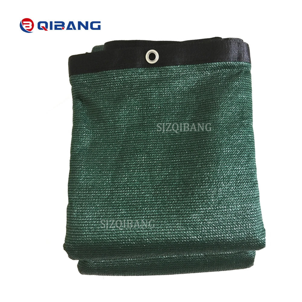 Dark Green Screening Anti UV Poly Anti Wind Horticulture Gardening Parking Lot Shade Netting with Buttonholes