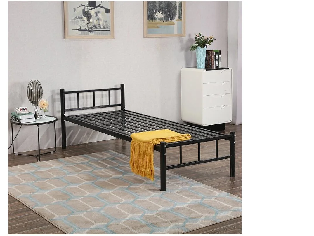 Wholesale/Supplier Military Worker Dormitory Steel Frame Single Bed