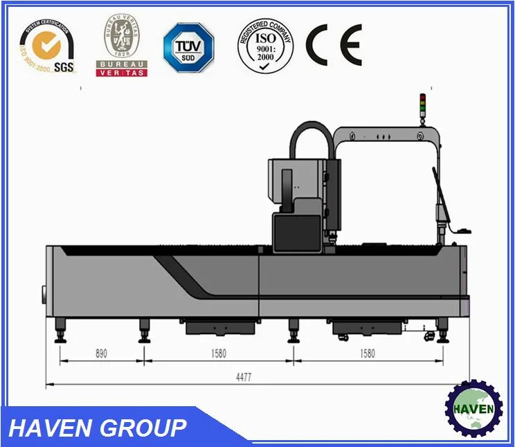 Faserlaser-Schneidemaschine LF3015LN Einzeltisch