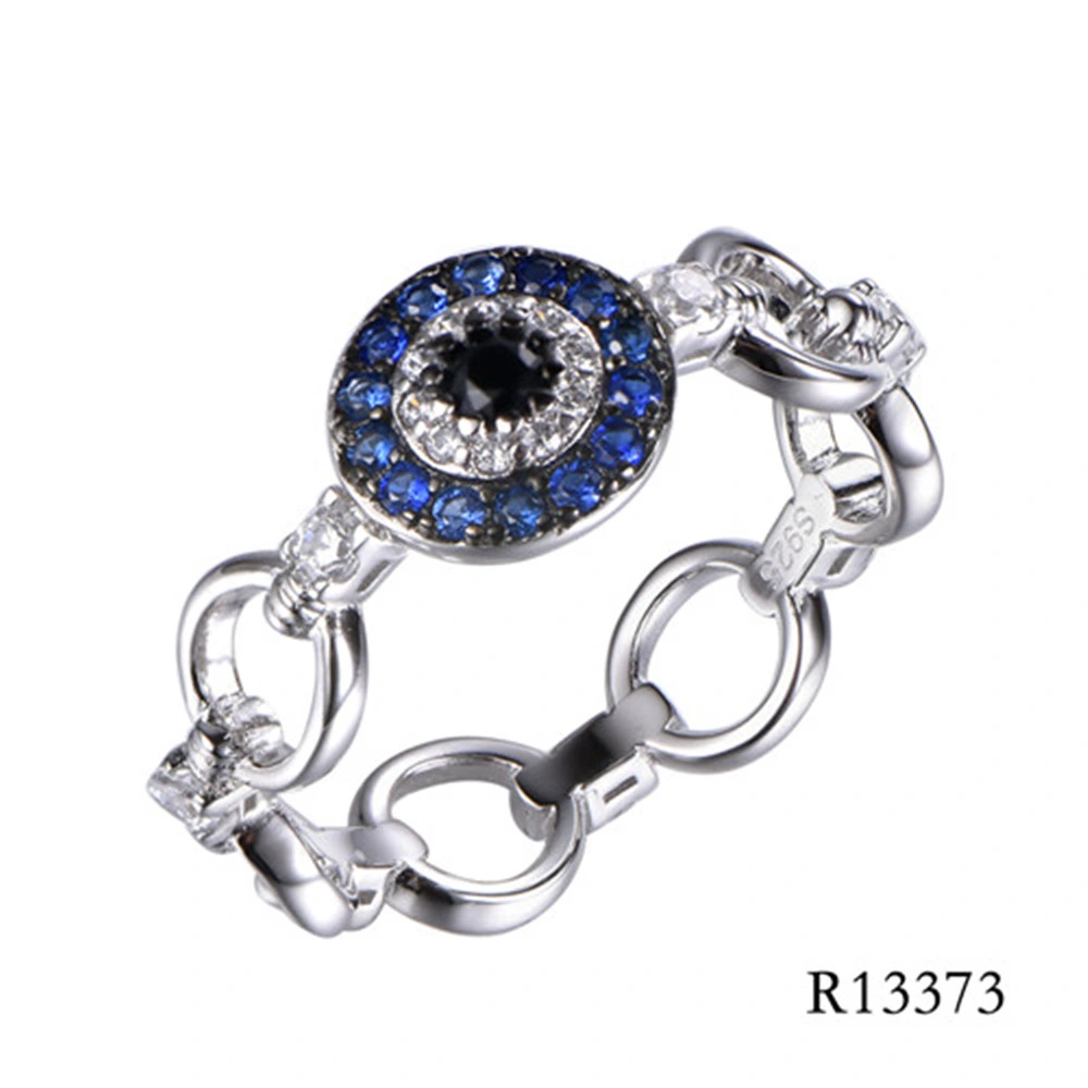 Hot Sale 925 Sterling Silver Creative Eye Hollow Ring jewellery