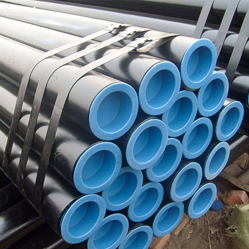 ASTM A106 API5l A53 Seamless Steel Pipe Steel Casing Tube Hot Rolled Precision Casing Galvanized Black Oil Thick Wall Steel Pipe