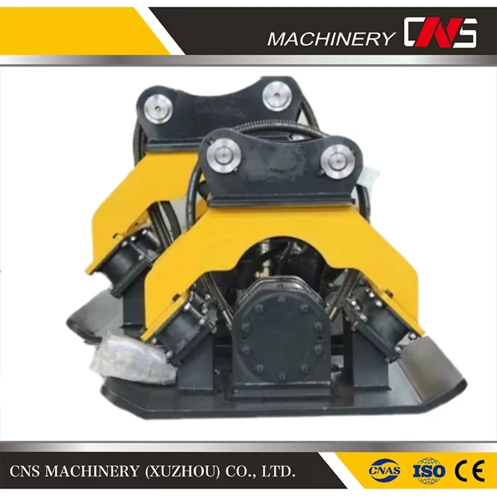 1 Ton-10 Ton Hydraulic Vibro Concrete Compactor Soil Plate Compactor Machine for Excavator