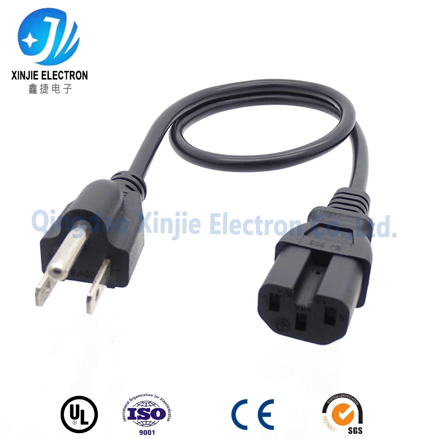 PSE Certificate Electrical Power Cord with Japan Male Plug