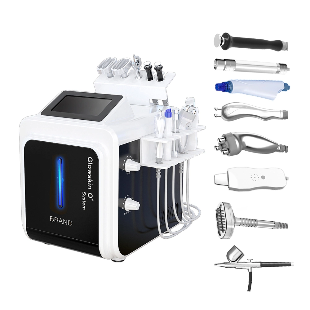 Hydrogen Oxygen Ultrasound Bio Microcurrent Eye Lift Cold Hammer Dermabrasion Hydra SPA Facial Cleaning Aqua Peel Machine Skin Tighen Whiten Wrinkle Removal