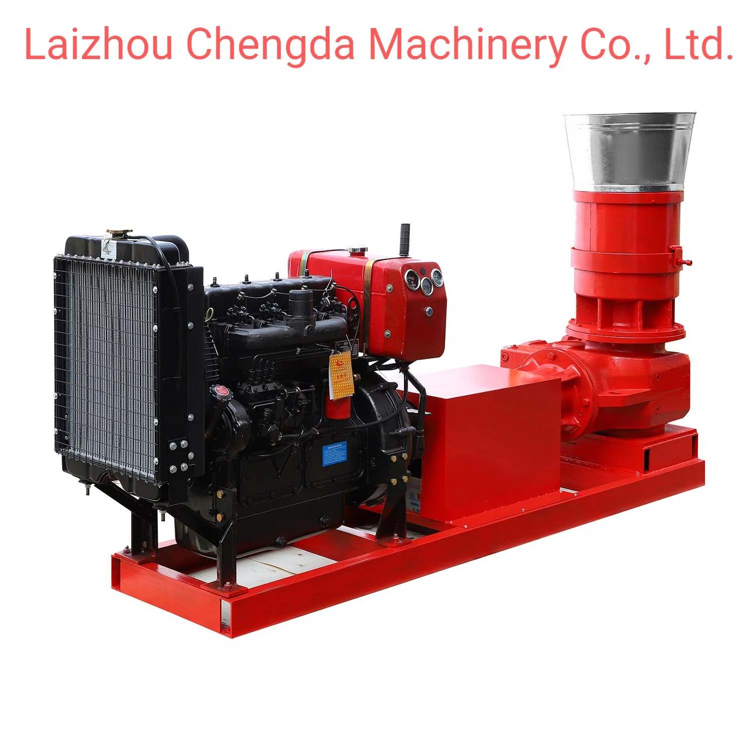 Diesel Wood Pellet Machine /22HP 230mm Wood Pelletizer Making Machine