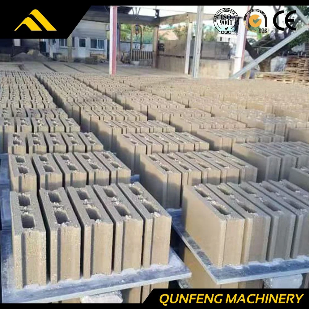 Factory Price Concrete Automatic Qunfeng Cement Block Machine Curb Stone Making Qf800