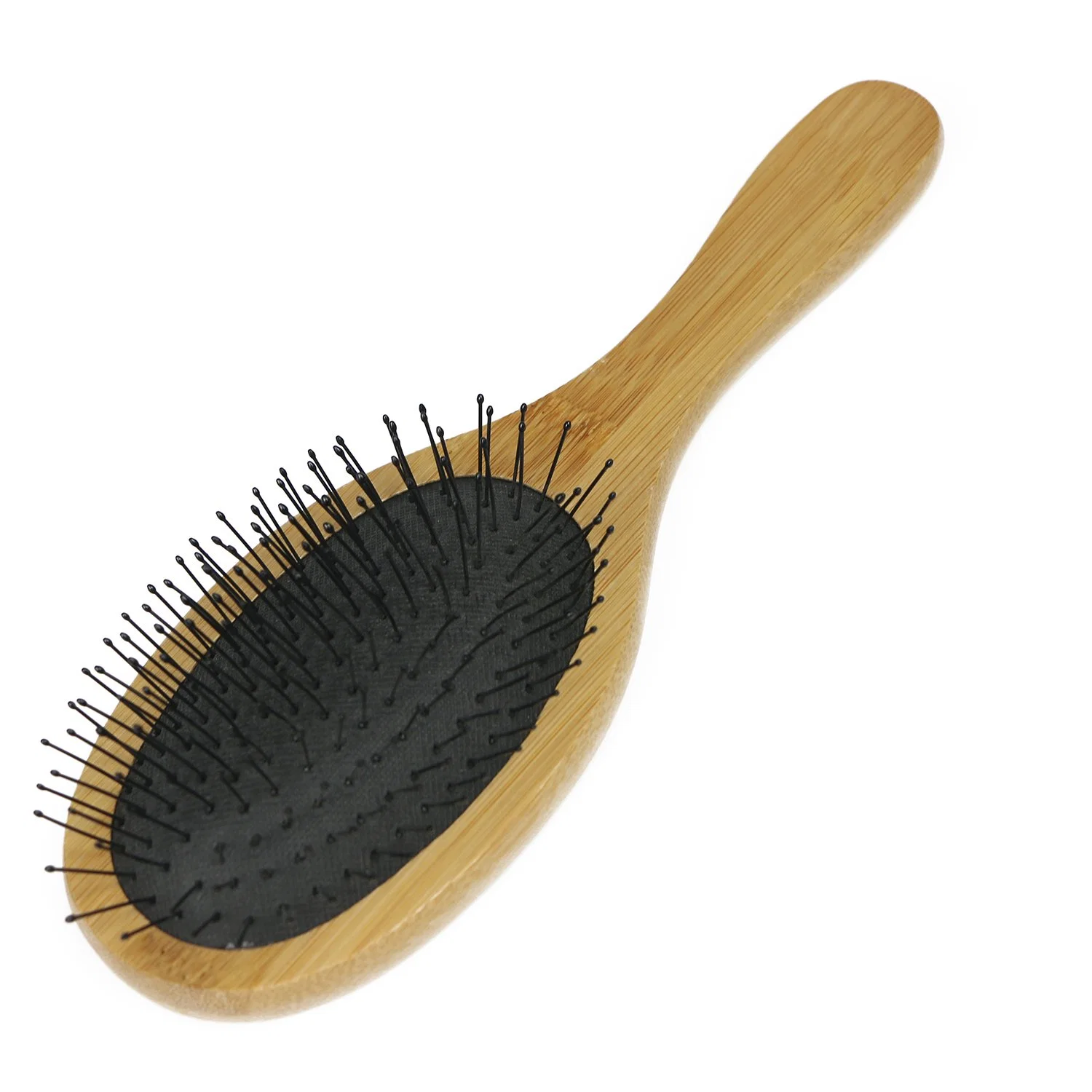 Venda por grosso de escova de madeira com cerdas de nylon Escova Massagem couro cabeludo Detangling Almofada de ar Massagem Escova de cabelo