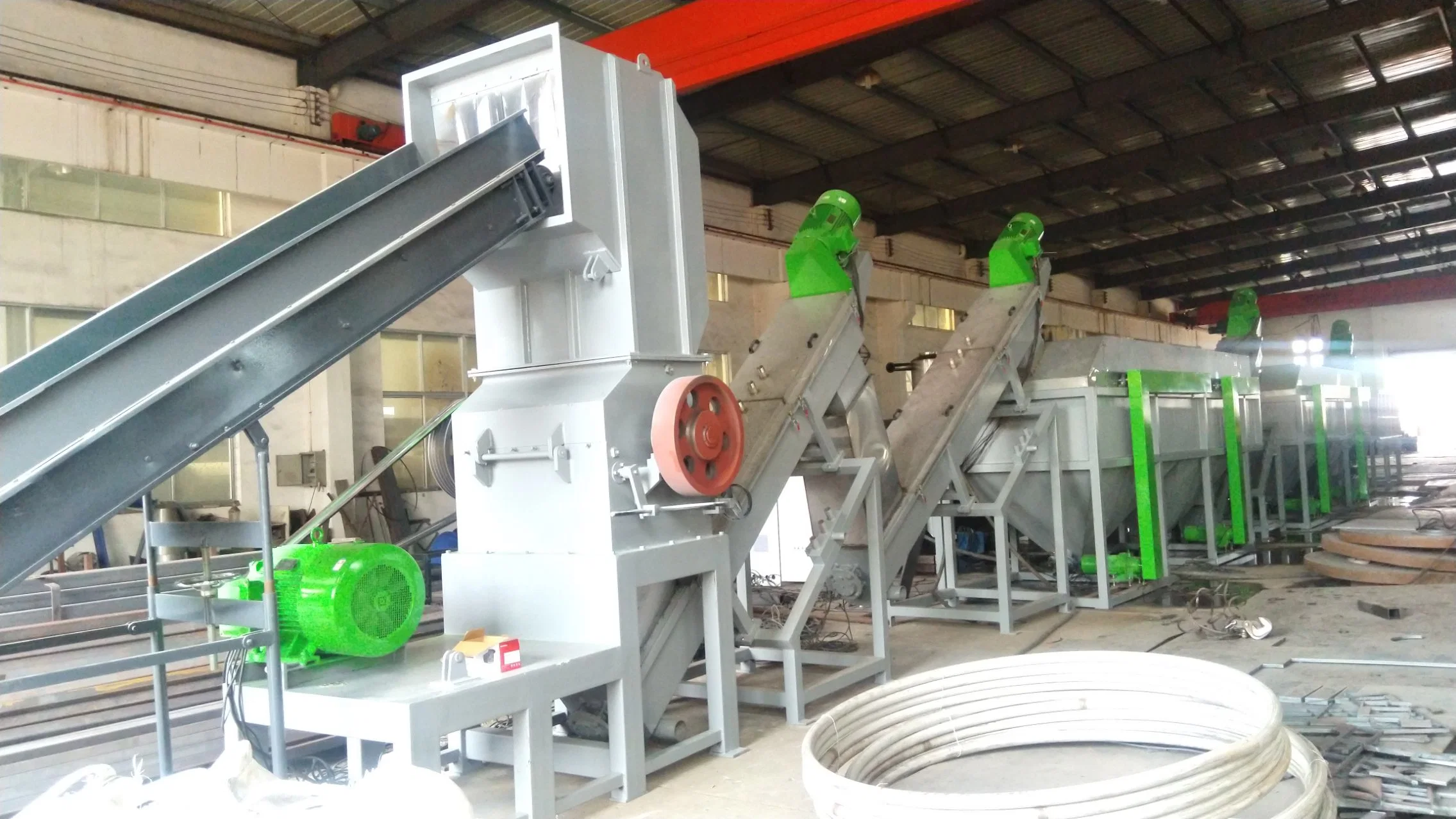 Processing and Washing Waste Film PP and PE&#160; Woven Bags