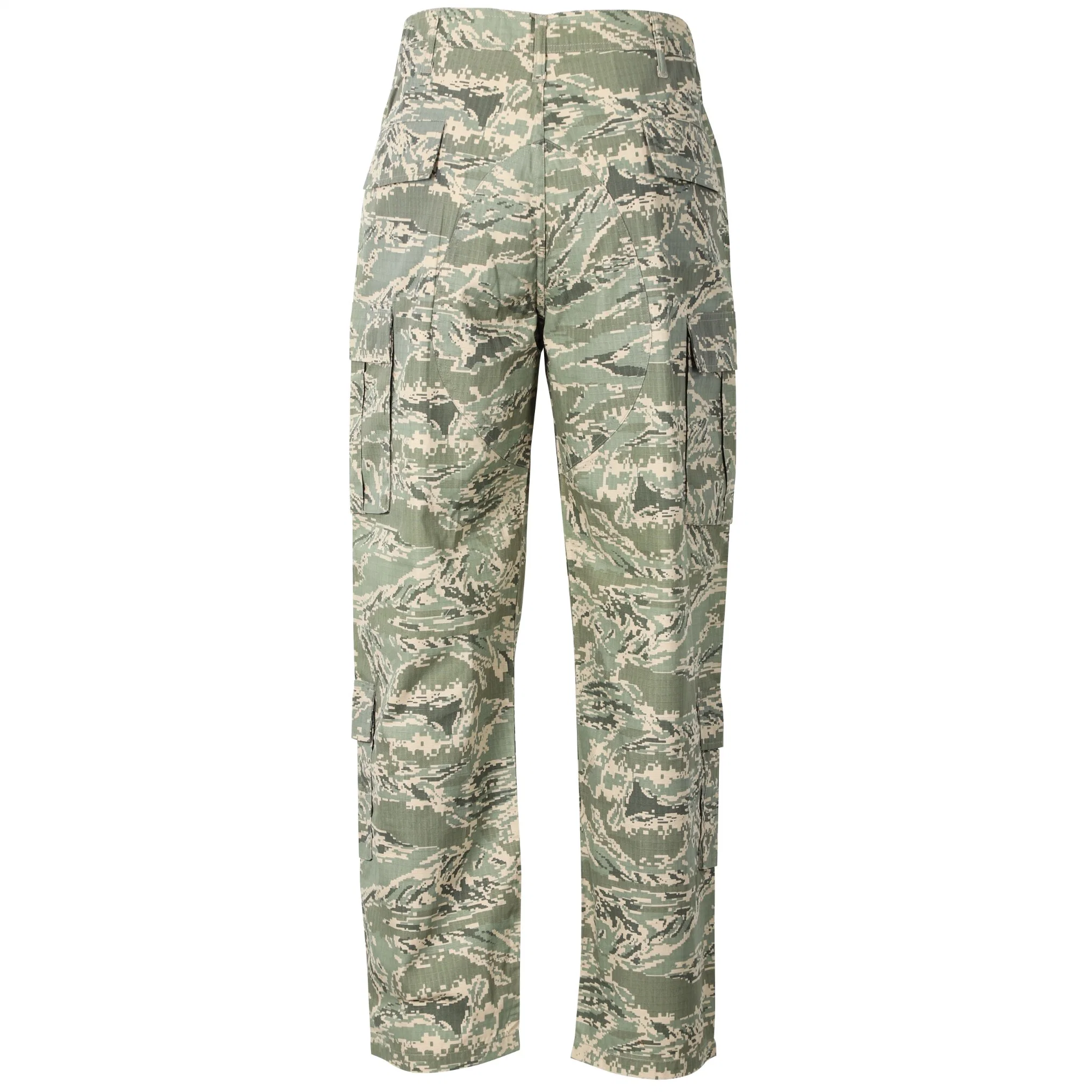 Mens Military Style Tactical Uniform Poly / Cotton Rip-Stop Bdu Cargo Pant