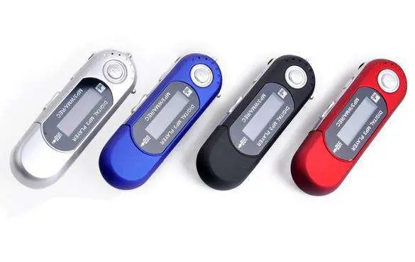 Ausstellbare Flash MP3 Player mit USB-Anschluss