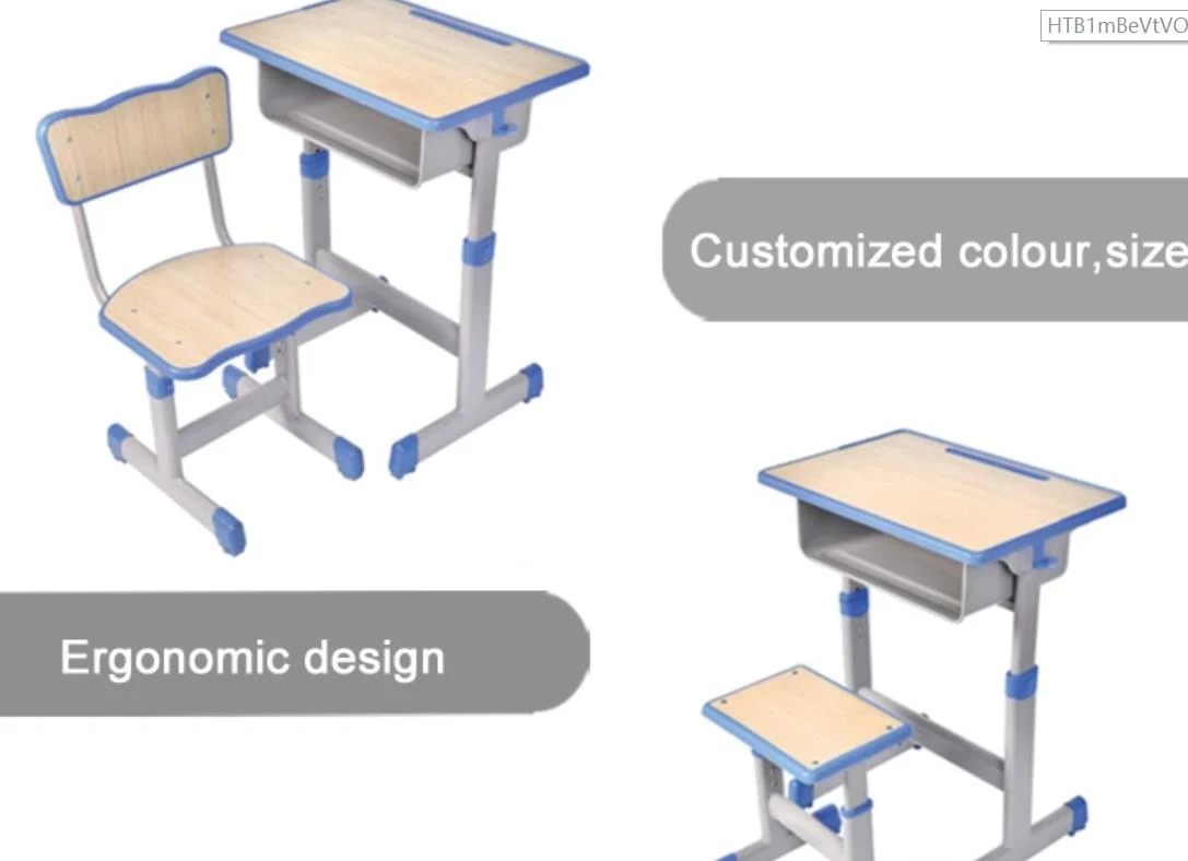 Wholesale/Supplier MDF School Desk and Chair Set