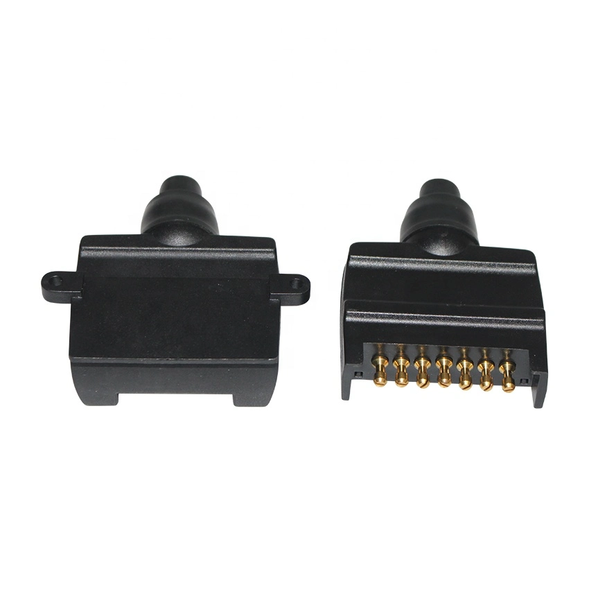 Australia Style 12V 7pin hembra y plana 7pin Enchufe plano para carretilla