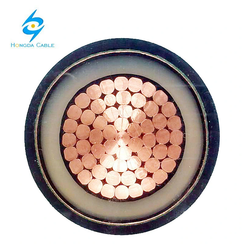 8kv Single Core 30mm2 Copper Shielded XLPE Power Cable