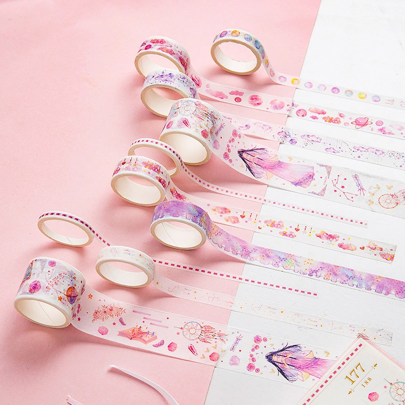 Conta de mão Super personalizado de ciclo longo DIY Washi Tape