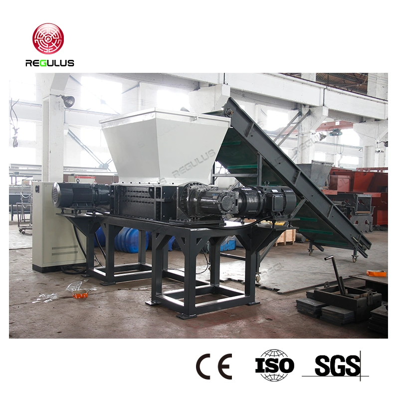 Hard Plastic Recycling Machine Waste Plastic PVC PP PE Pet Film Bags Bottle Single Double Shaft Shredder Machine