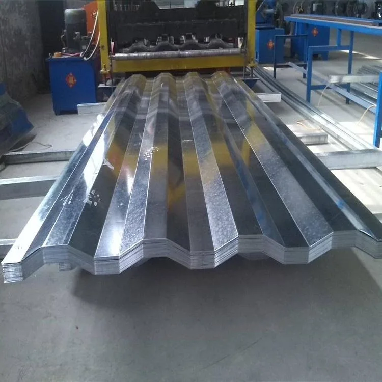 Revestimiento de zinc de alta resistencia Galvalume Galvanizado corrugado DX51D Gi Chapa de acero corrugado