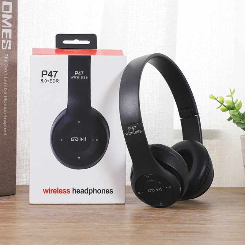 Wireless P47 Silent Disco Headphone Wholesale/Supplier 500m Control Distance Quiet Party Headset Stereo Silent Disco Headphones with Transmitter