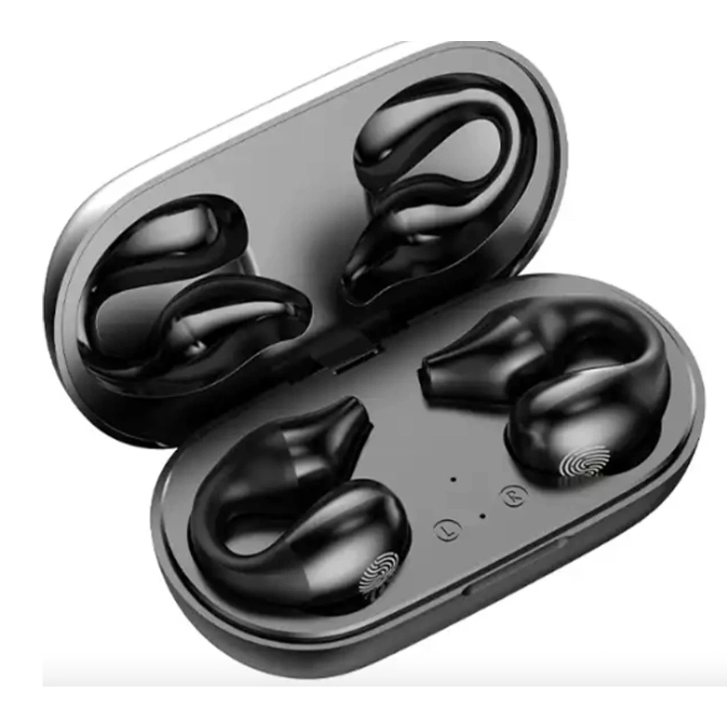 Wireless Ear Clip Earbuds Bone Conduction Ear Hook Headphones