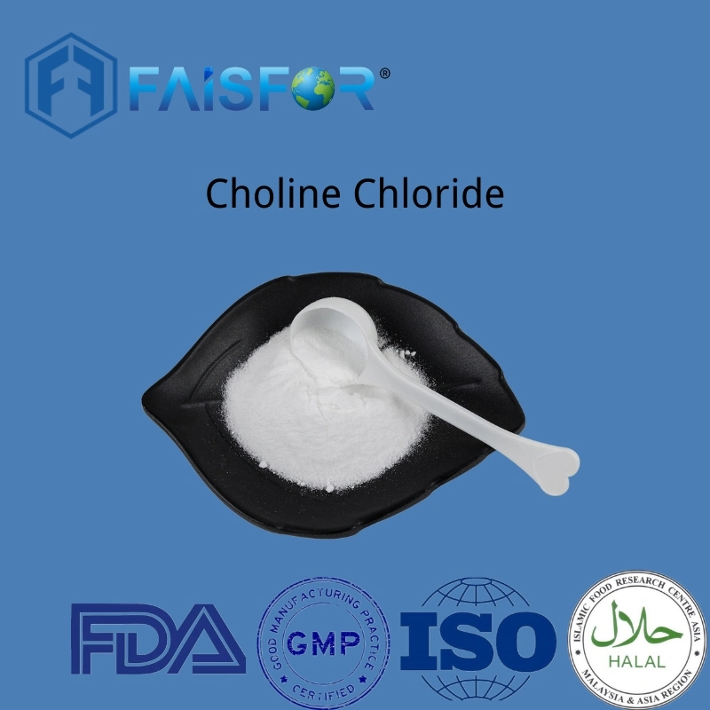 Faible prix de vente chaude qualité alimentation animale additif rafles de maïs de 99 % de chlorure de choline de cristal