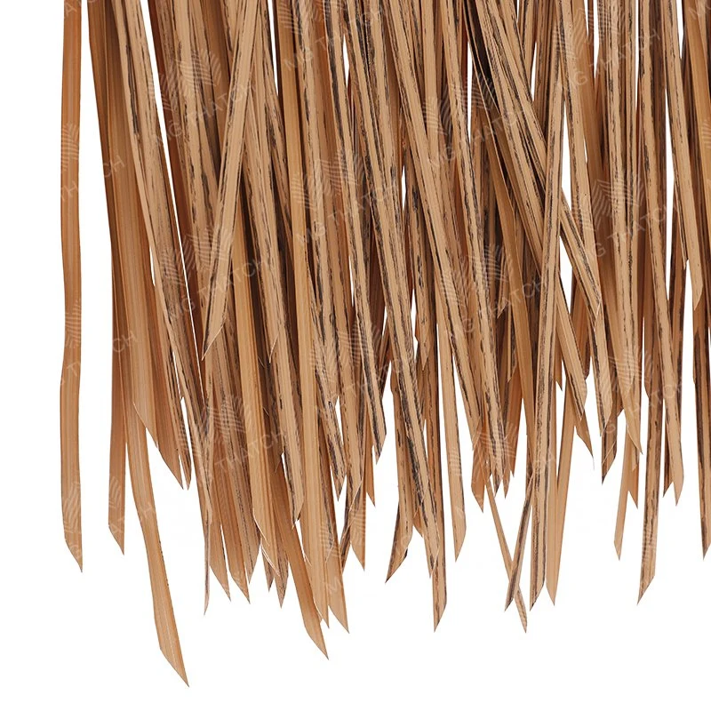 Fireproof Synthetic/Artificial Roof Tiki Hut Palm Palapa Thatch Tiles More Than 20 Years Lifespan